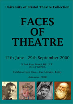 Faces of Theatre Exhibition Poster 